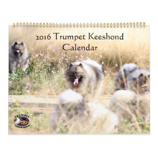 Calendario de Trumpet Keeshond