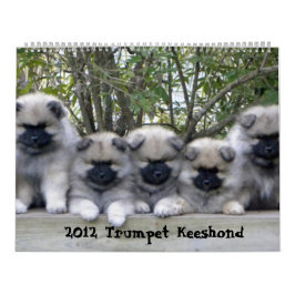 Calendario de Trumpet Keeshond 2012