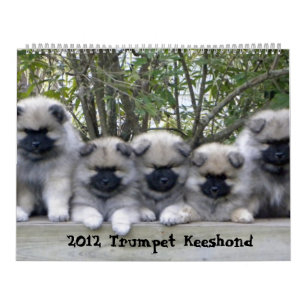 Calendario de Trumpet Keeshond 2012