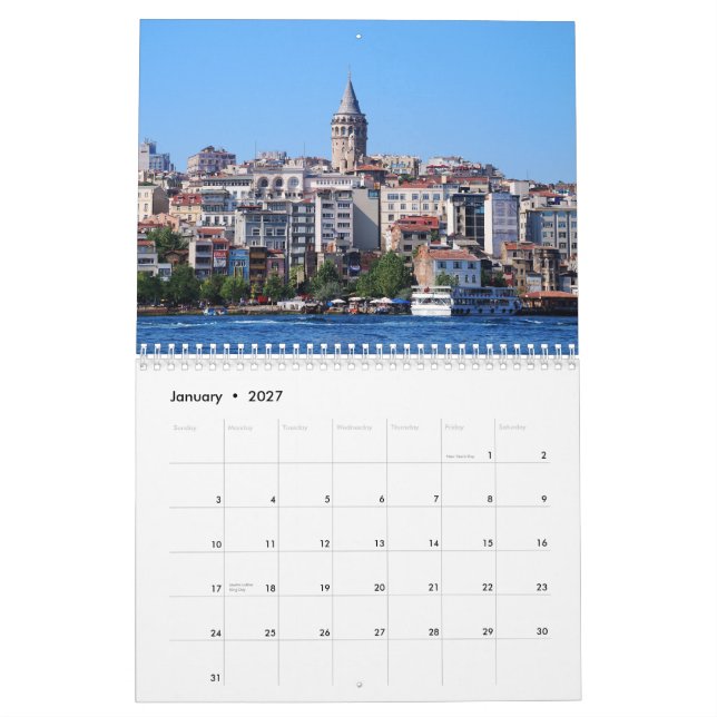 Calendario de Turquía 2012 (Jan 2027)