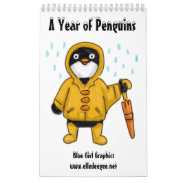 Calendario de un año de pingüinos