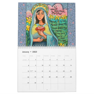 Calendario de un año de santos católicos