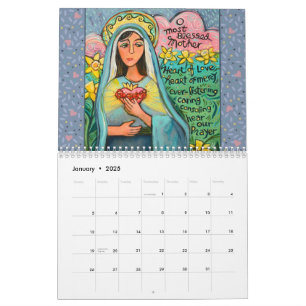 Calendario de un año de santos católicos