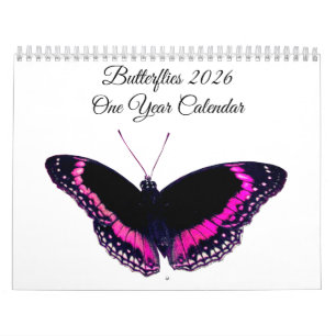 Calendario de un año Mariposas 2026