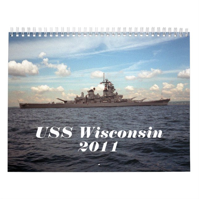 Calendario de USS Wisconsin (Tapa)