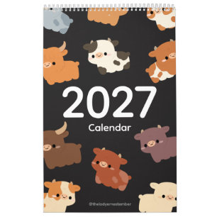 Calendario de Vaca 2027