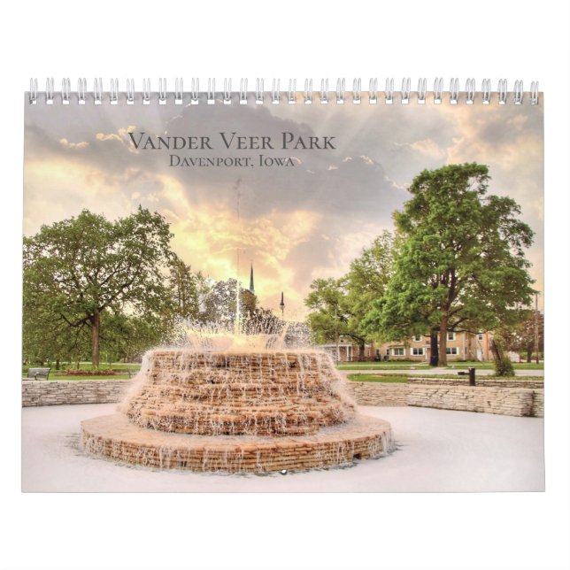 Calendario de Vander Veer Park Davenport Iowa (Tapa)