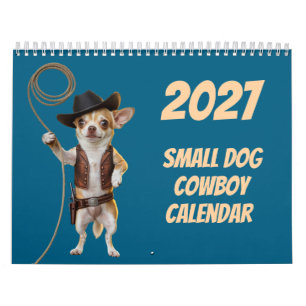 Calendario de vaquero para perros pequeños 2027