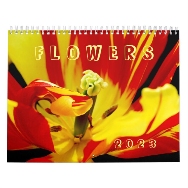 Calendario de varias flores (Tapa)