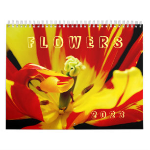 Calendario de varias flores