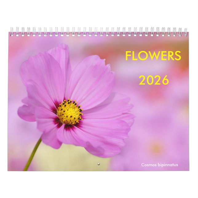 Calendario de varias flores (Tapa)