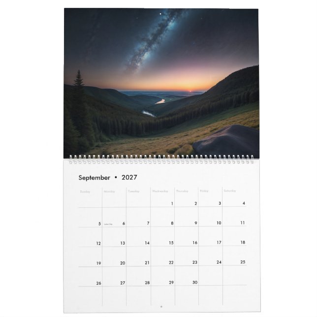 Calendario de varios escenarios diferentes (Sep 2027)