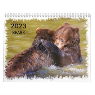 Calendario de varios osos