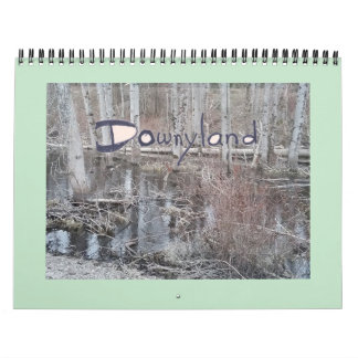 Calendario de vecindario "Downyland" Flora y Fauna