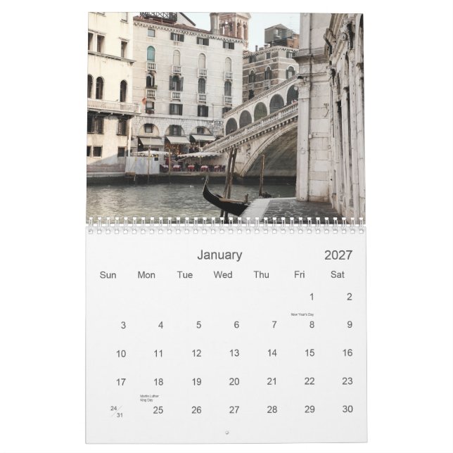 Calendario de Venecia, 2011 (Jan 2027)