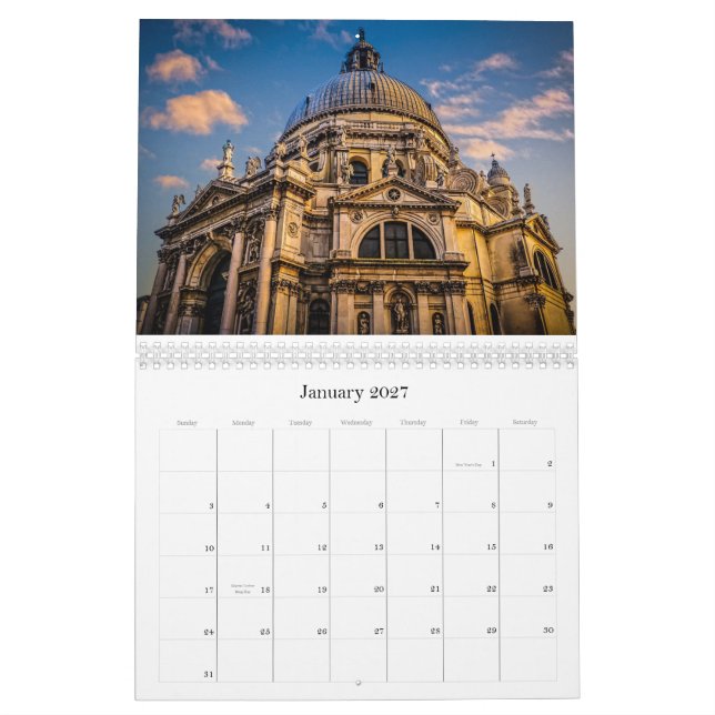 Calendario de Venecia 2014 (Jan 2027)