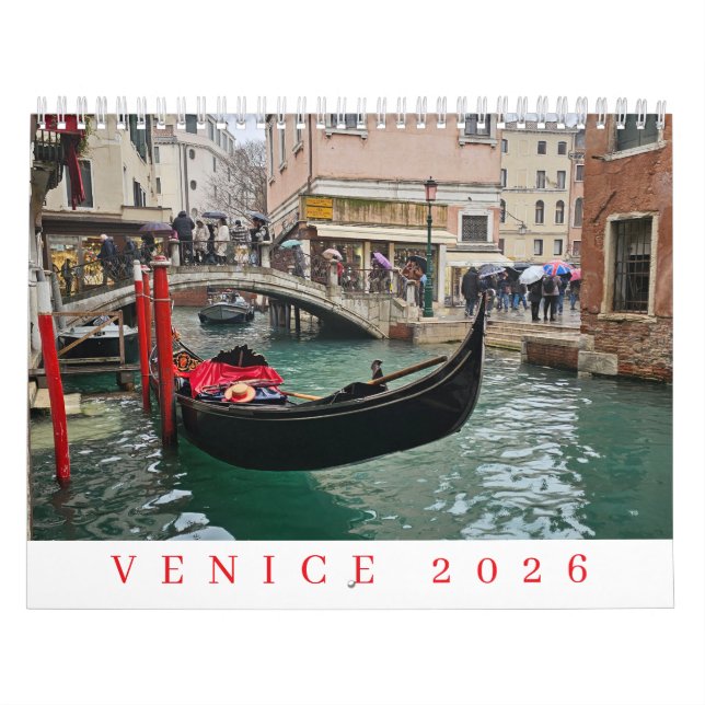 Calendario de Venecia 2026 (Tapa)