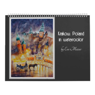 Calendario de VEVE Pintado Cracovia, Polonia