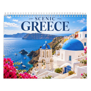 Calendario de viaje de Grecia escénico