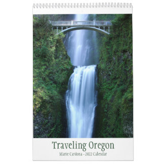 Calendario de viaje de Oregón - Marie Cardona