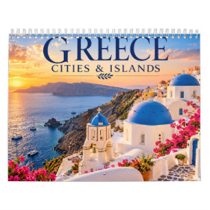 Calendario de viaje escénico de ciudades y islas d