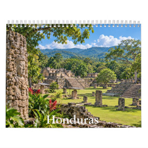 Calendario de viaje escénico de Honduras