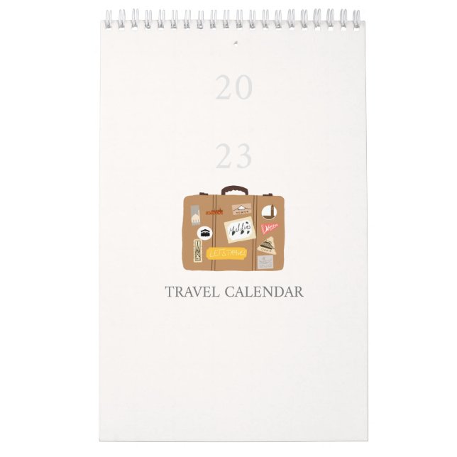 Calendario de viajes de 2023 (Tapa)