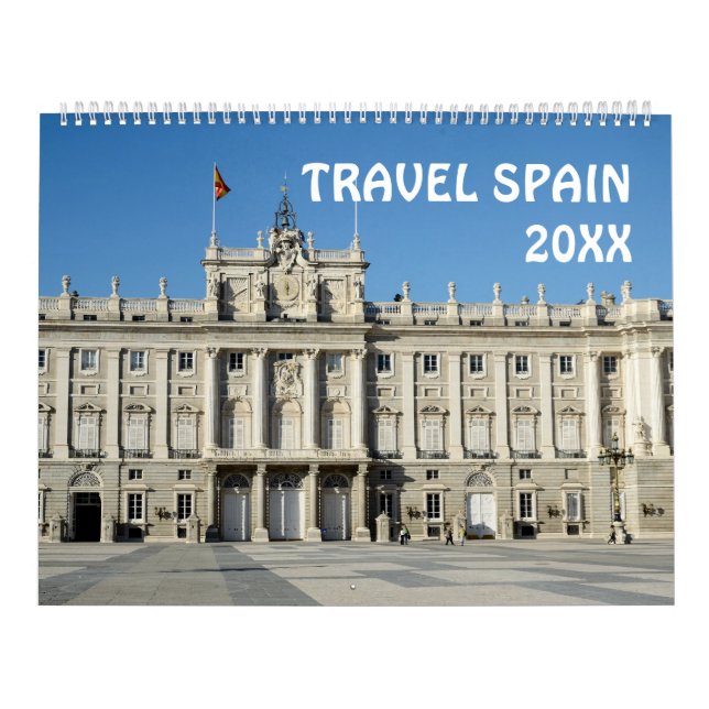 Calendario de viajes de España de 12 meses (Tapa)