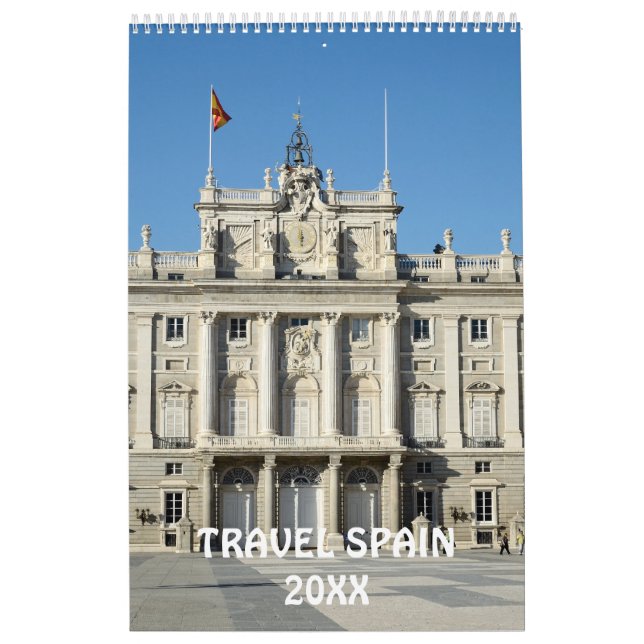 Calendario de viajes de España de 12 meses (Tapa)