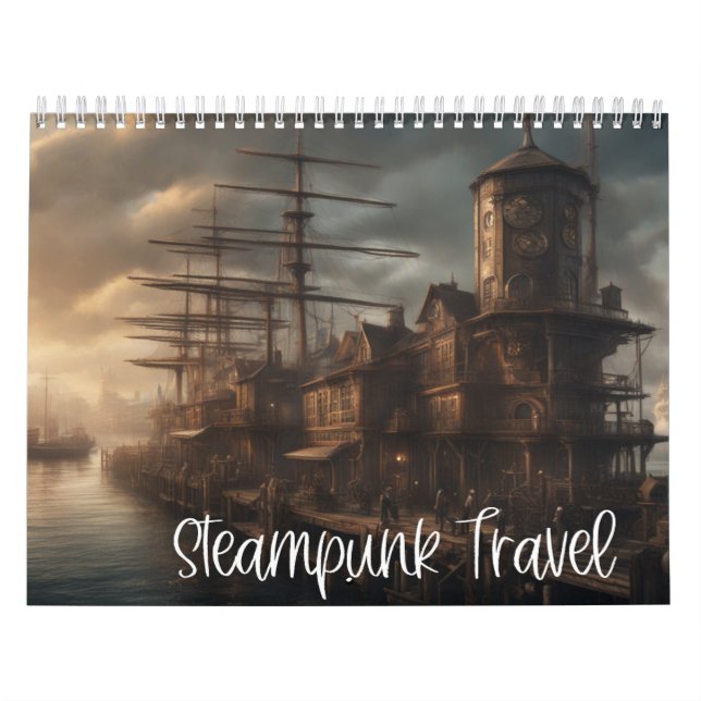 Calendario de viajes de Steampunk (Tapa)