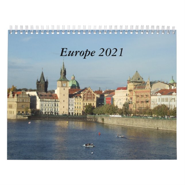 Calendario de viajes Europa 2021 (Tapa)
