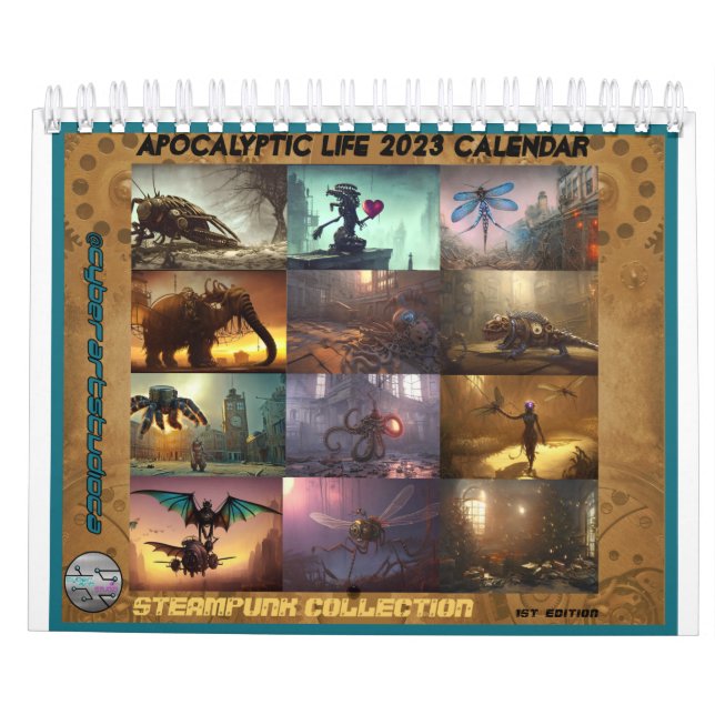 Calendario de vida apocalíptico - Colección Steamp (Reverso)