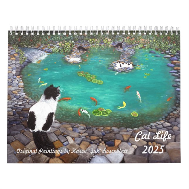 Calendario de vida de gato 2025 (Tapa)