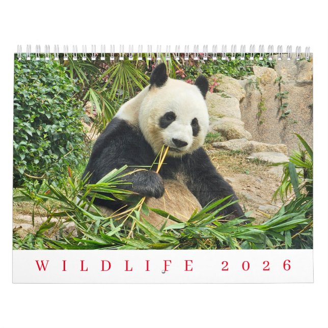 Calendario de vida silvestre 2026 (Tapa)