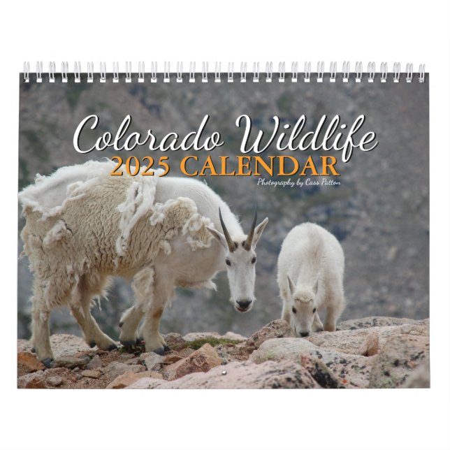 Calendario de Vida Silvestre de Colorado (Tapa)
