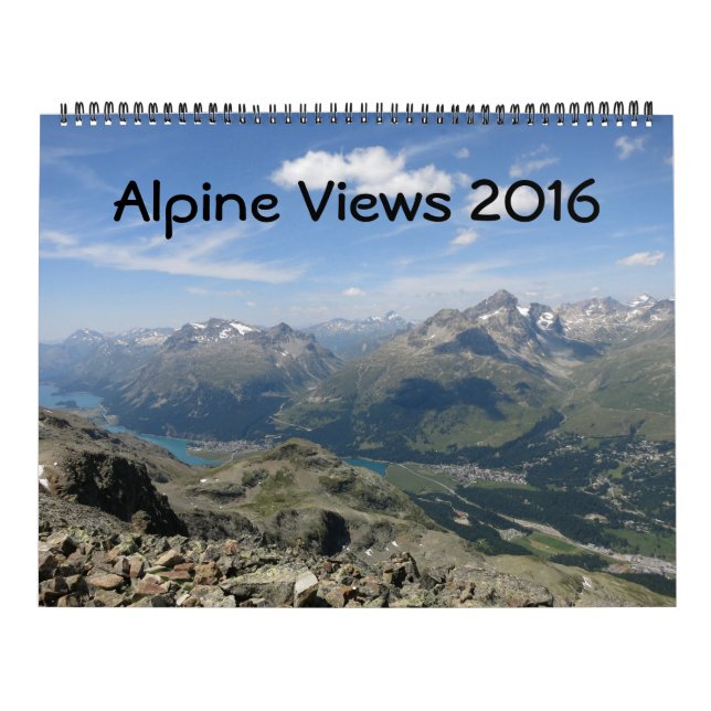 Calendario de vistas alpinas 2016 (Tapa)