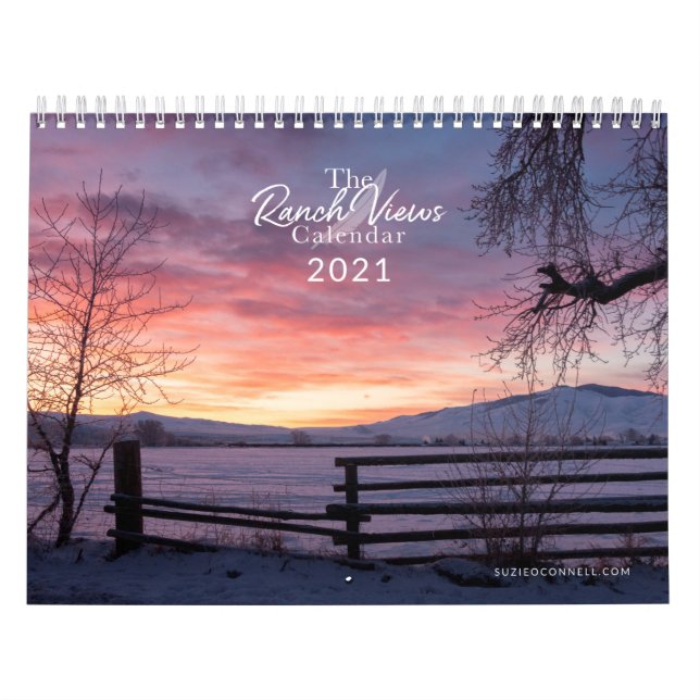 Calendario de vistas de rancho - 2021 (Tapa)