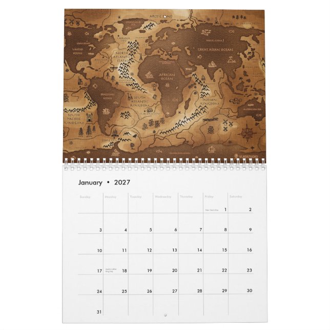 Calendario de Vladstudio 2008 (Jan 2027)