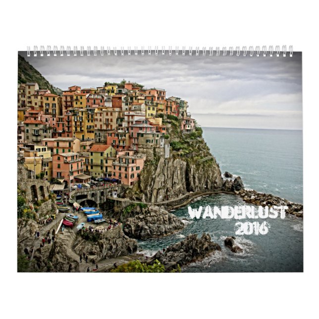 Calendario de Wanderlust 2016 (Tapa)