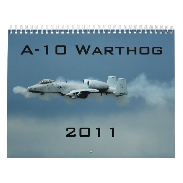 Calendario de Warthog A-10 (Tapa)