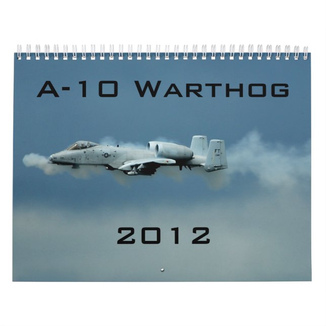 Calendario de Warthog A-10 (Tapa)