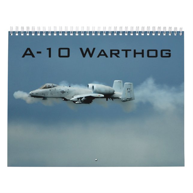 Calendario de Warthog A-10 (Tapa)