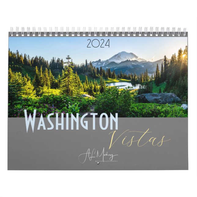 Calendario de Washington Vistas 2024 (Tapa)