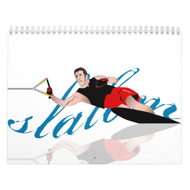 Calendario de Waterski del eslalom (Tapa)