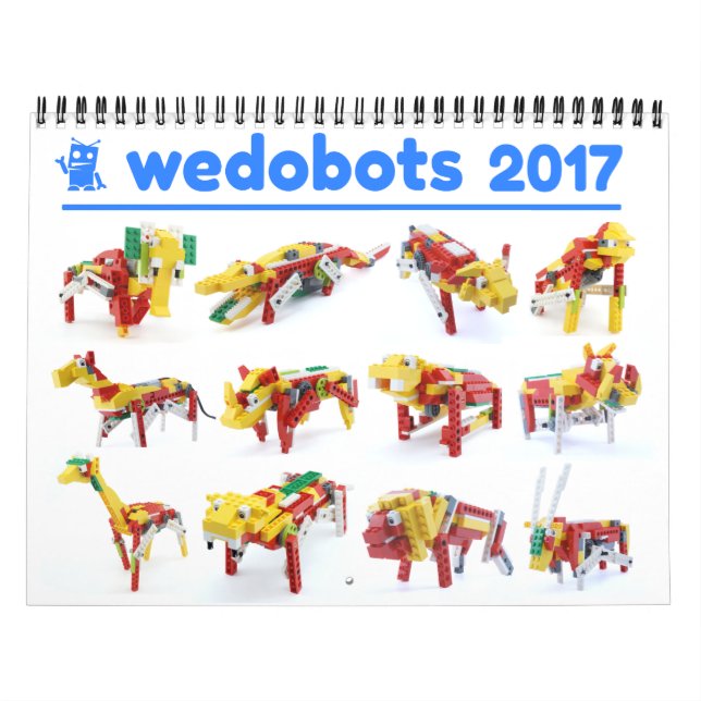 calendario de wedobots 2017 (Tapa)