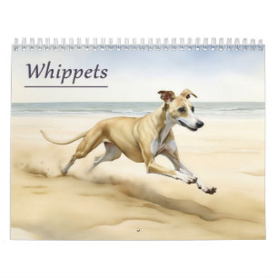 Calendario de Whippets, cualquier año