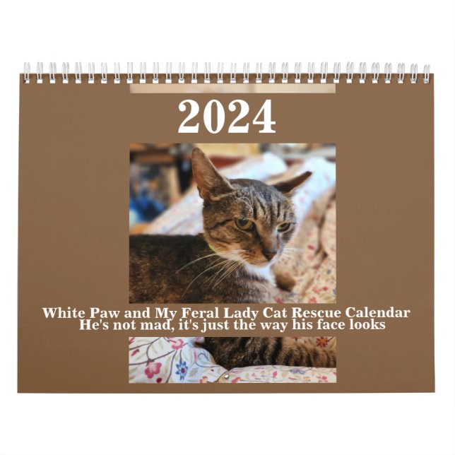 Calendario de White Paw y My Feral Lady 2024