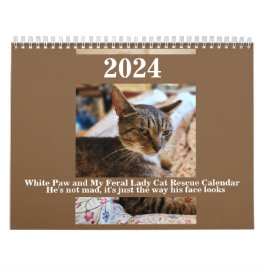 Calendario de White Paw y My Feral Lady 2024