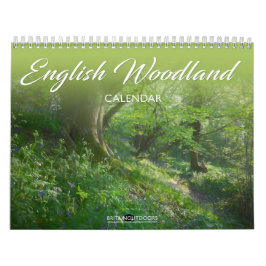 Calendario de Woodland en inglés