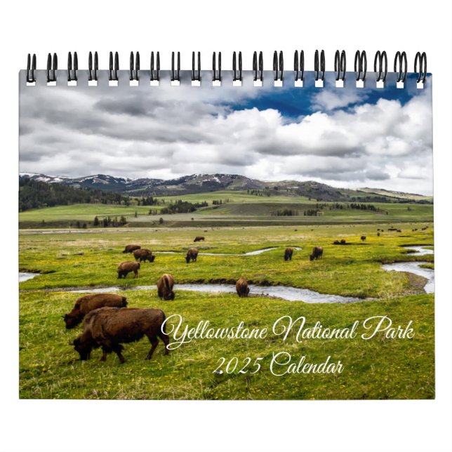 Calendario de Yellowstone (Tapa)